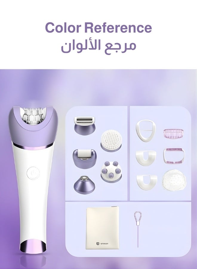 اتش بي جهاز إزالة شعر 6 في1: IPX7 مقاوم للماء، بطارية 1.5ساعة، إزالة شعر رطب/جاف ناعمة - Image 2